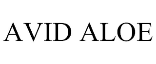 AVID ALOE