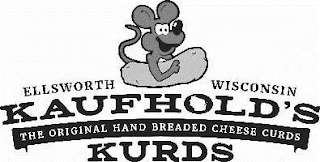 ELLSWORTH WISCONSIN KAUFHOLD'S THE ORIGINAL HAND BREADED CHEESE CURDS KURDS