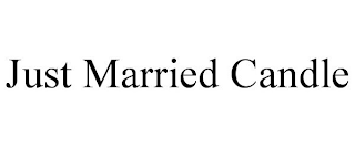 JUST MARRIED CANDLE