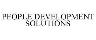 PEOPLE DEVELOPMENT SOLUTIONS
