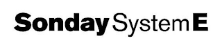 SONDAY SYSTEM E