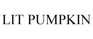 LIT PUMPKIN
