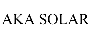AKA SOLAR