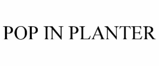 POP IN PLANTER