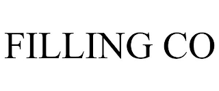 FILLING CO