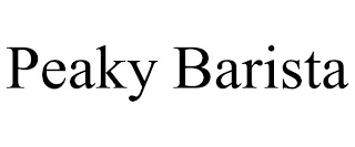 PEAKY BARISTA
