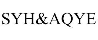 SYH&AQYE