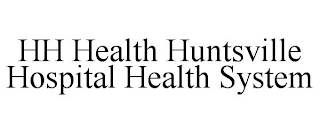 HH HEALTH HUNTSVILLE HOSPITAL HEALTH SYSTEM