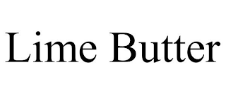LIME BUTTER