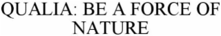 QUALIA: BE A FORCE OF NATURE
