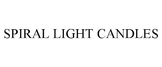 SPIRAL LIGHT CANDLES