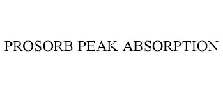 PROSORB PEAK ABSORPTION