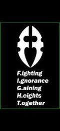 F.IGHTING I.GNORANCE G.AINING H.EIGHTS T.OGETHER