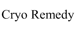 CRYO REMEDY