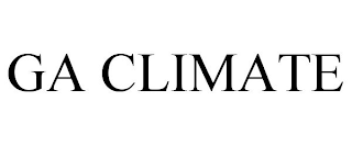 GA CLIMATE