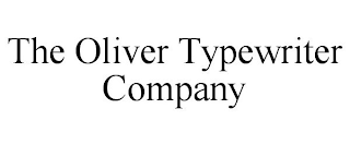THE OLIVER TYPEWRITER COMPANY