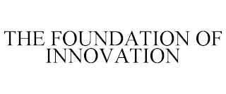 THE FOUNDATION OF INNOVATION