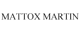 MATTOX MARTIN