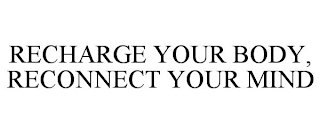 RECHARGE YOUR BODY, RECONNECT YOUR MIND