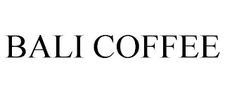 BALI COFFEE