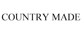 COUNTRY MADE