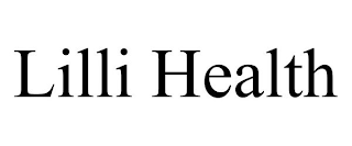 LILLI HEALTH