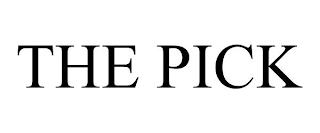 THE PICK