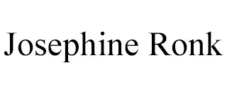 JOSEPHINE RONK