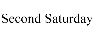 SECOND SATURDAY