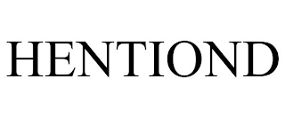 HENTIOND