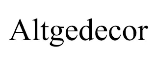 ALTGEDECOR