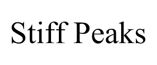 STIFF PEAKS