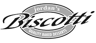JORDAN'S QUALITY BAKED DESSERTS BISCOTTI