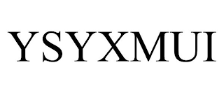 YSYXMUI