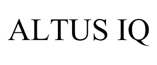 ALTUS IQ