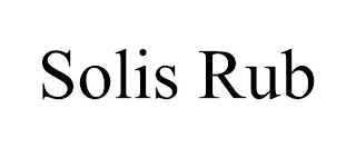 SOLIS RUB