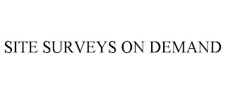 SITE SURVEYS ON DEMAND