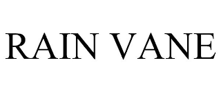RAIN VANE