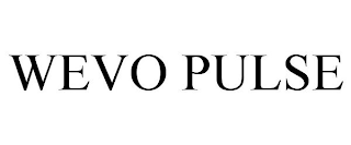 WEVO PULSE