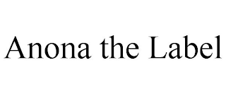 ANONA THE LABEL