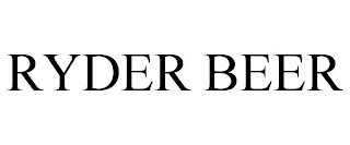 RYDER BEER