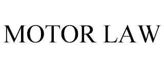 MOTOR LAW
