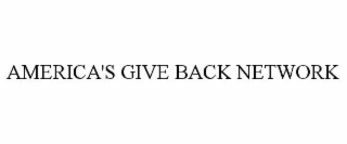 AMERICA'S GIVE BACK NETWORK
