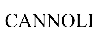 CANNOLI
