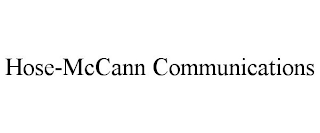 HOSE-MCCANN COMMUNICATIONS