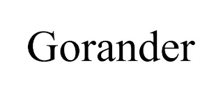 GORANDER