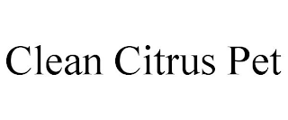 CLEAN CITRUS PET