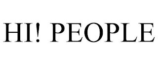 HI! PEOPLE