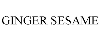 GINGER SESAME