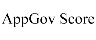 APPGOV SCORE